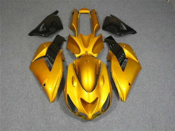 NT Aftermarket Injection ABS Plastic Fairing Fit for ZX14R 2006-2011 Yellow N002