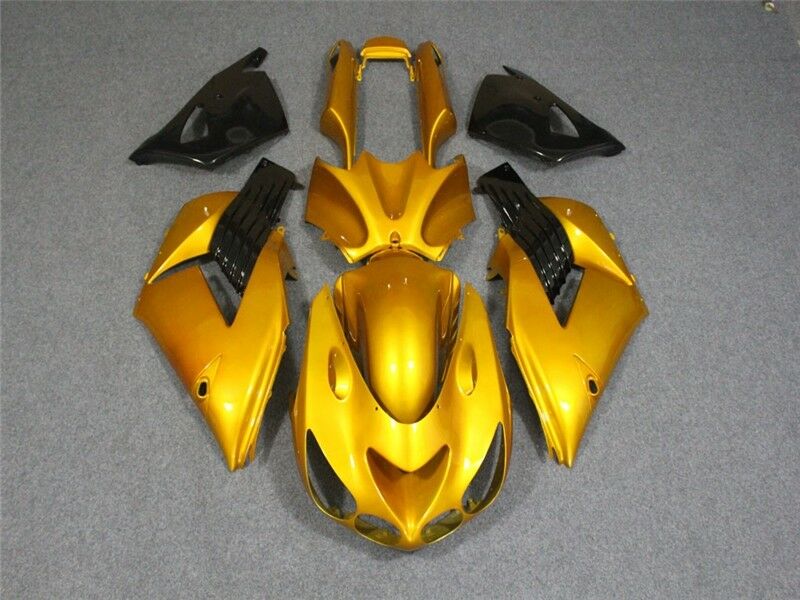 NT Aftermarket Injection ABS Plastic Fairing Fit for ZX14R 2006-2011 Yellow N002