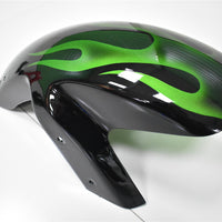 NT Aftermarket ABS Plastic Fairing Fit for EX650R 2006-2010 Green Black N003