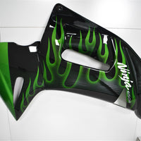 NT Aftermarket ABS Plastic Fairing Fit for EX650R 2006-2010 Green Black N003