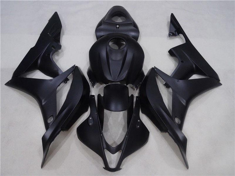 US STOCK NT Aftermarket Injection ABS Plastic Fairing Fit for CBR600RR 2007-2008 Matte Black N002 Available in CA