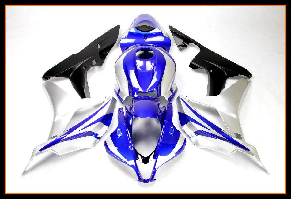 NT Fairing Fit for Honda 2007-2008 CBR600RR N066- Blue Silver Black | ABS Injection