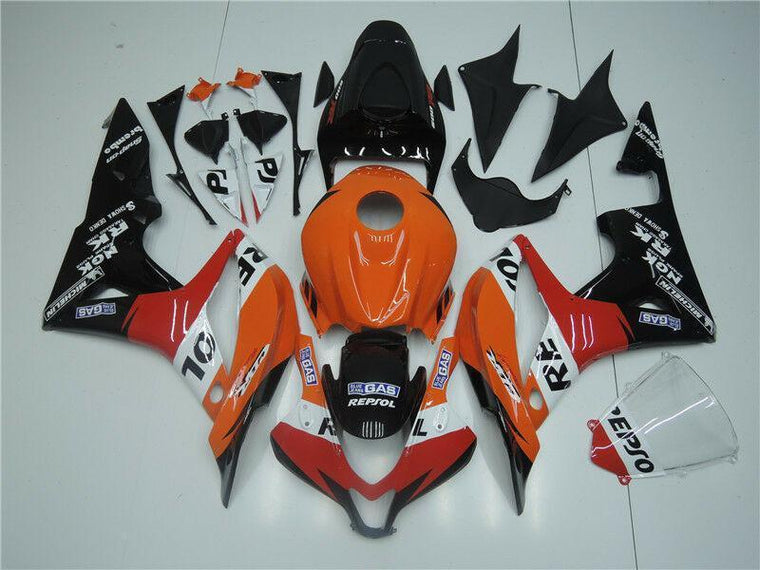 NT Aftermarket Injection ABS Plastic Fairing Fit for CBR600RR 2007-2008 Orange Red Black N068