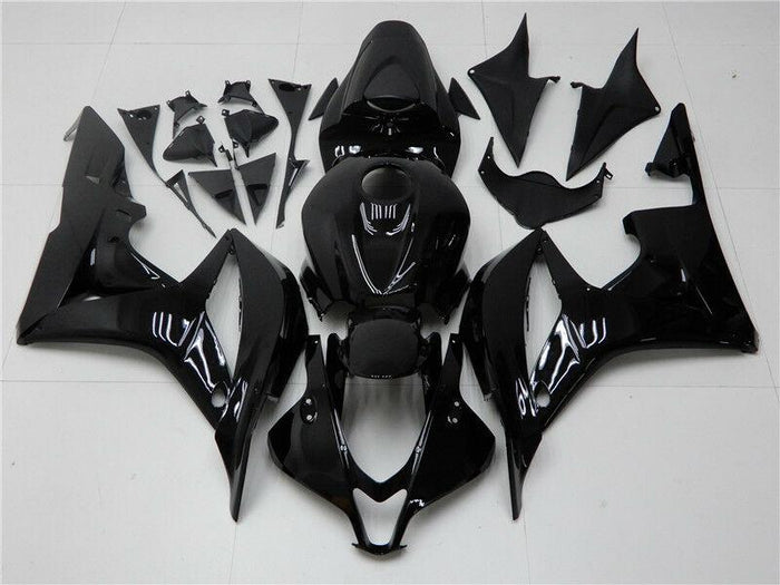 NT Aftermarket Injection ABS Plastic Fairing Fit for CBR600RR 2007-2008 Glossy Black N069