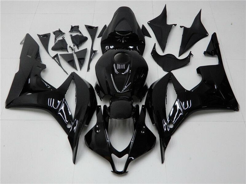 NT Fairing Fit for Honda 2007-2008 CBR600RR N069- Glossy Black | ABS Injection