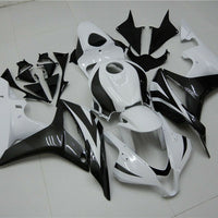 NT Aftermarket Injection ABS Plastic Fairing Fit for CBR600RR 2007-2008 White Black N072