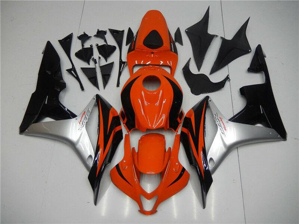 US STOCK NT Aftermarket Injection ABS Plastic Fairing Fit for CBR600RR 2007-2008 Red Silver Black N074 Available in TX