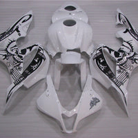 NT Aftermarket Injection ABS Plastic Fairing Fit for CBR600RR 2007-2008 Black White N078