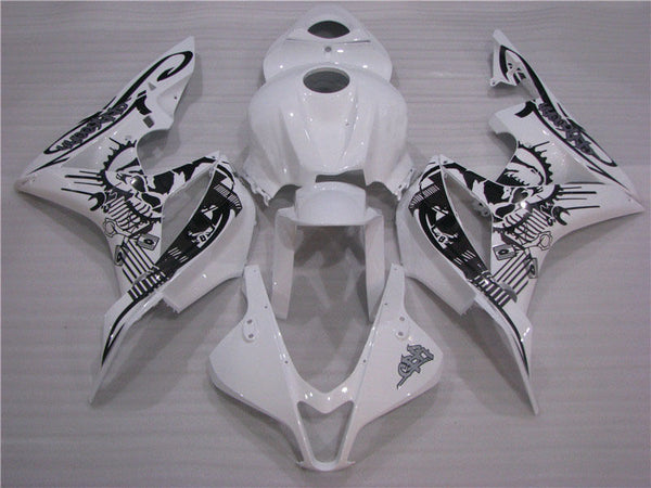 NT Aftermarket Injection ABS Plastic Fairing Fit for CBR600RR 2007-2008 Black White N078