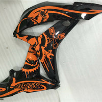 NT Aftermarket Injection ABS Plastic Fairing Fit for CBR600RR 2007-2008 Orange Black N081