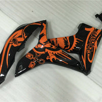 NT Aftermarket Injection ABS Plastic Fairing Fit for CBR600RR 2007-2008 Orange Black N081