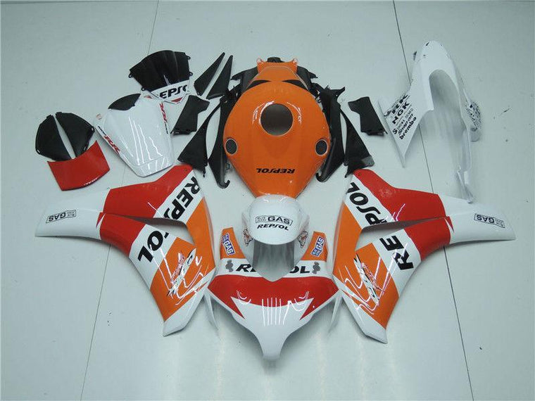 NT Fairing Fit for Honda 2008-2011 CBR1000RR N002- Orange White Red | ABS Injection