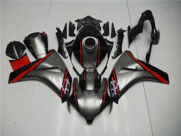 NT Fairing Fit for Honda 2008-2011 CBR1000RR N003- Gray Red Black | ABS Injection, US Stock