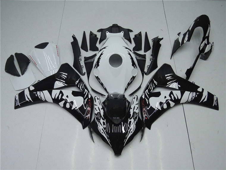 NT Fairing Fit for Honda 2008-2011 CBR1000RR N084- Black White | ABS Injection, US Stock
