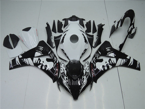 US STOCK NT Aftermarket Injection ABS Plastic Fairing Fit for CBR1000RR 2008-2011 Black White N084 Available in TX