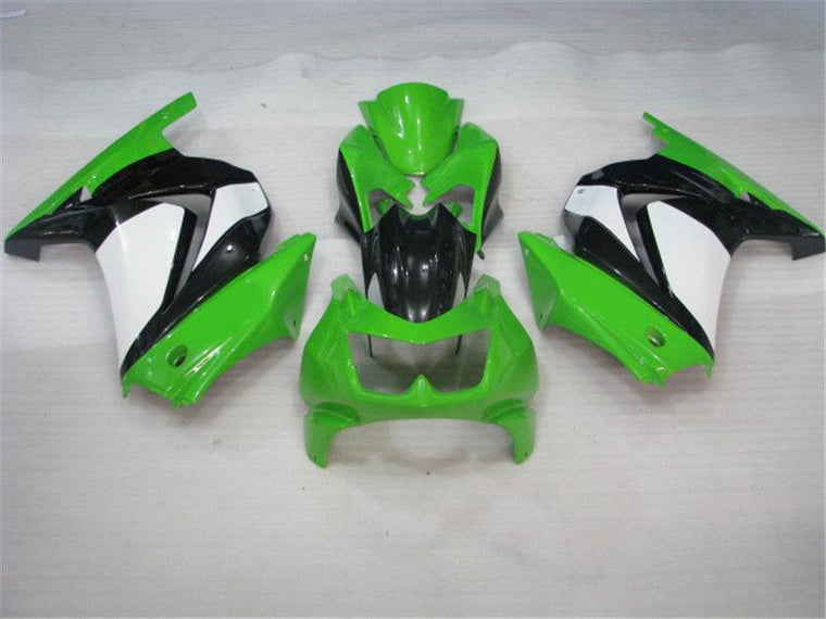 NT Aftermarket Injection ABS Plastic Fairing Fit for EX250 2008-2012 Green Black White N020