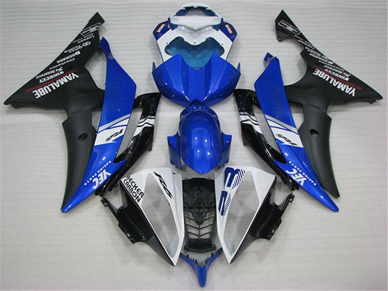 NT Fairing Fit for Yamaha 2008-2016 YZF-R6 N003- White Blue Black | ABS Injection