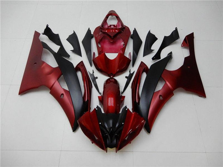 NT Fairing Fit for Yamaha 2008-2016 YZF-R6 N006- Red Black | ABS Injection, US Stock