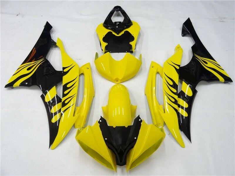 NT Fairing Fit for Yamaha 2008-2016 YZF-R6 N012- Yellow Black | ABS Injection