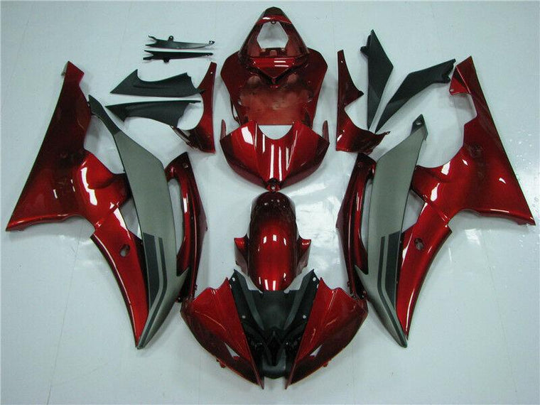 NT Fairing Fit for Yamaha 2008-2016 YZF-R6 N031- Red Gray | ABS Injection