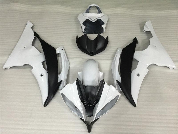 NT Fairing Fit for Yamaha 2008-2016 YZF-R6 N060- White Black | ABS Injection