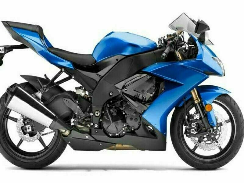 NT Fairing Fit for Kawasaki 2008-2010 ZX-10R N008- Blue Black | ABS Injection