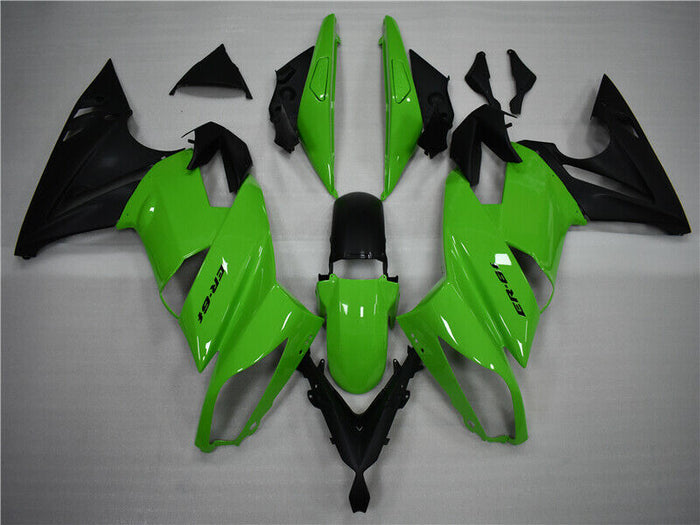 NT Aftermarket ABS Plastic Fairing Fit for EX650R 2009-2011 Green Black N003