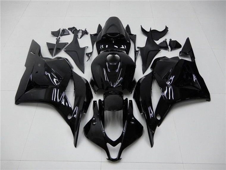 US STOCK NT Aftermarket Injection ABS Plastic Fairing Fit for CBR600RR 2009-2012 Glossy Black N006 Available in CA