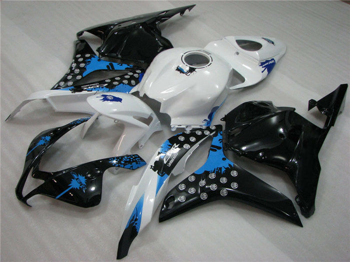 US STOCK NT Aftermarket Injection ABS Plastic Fairing Fit for CBR600RR 2009-2012 Black White Blue N011 Available in CA