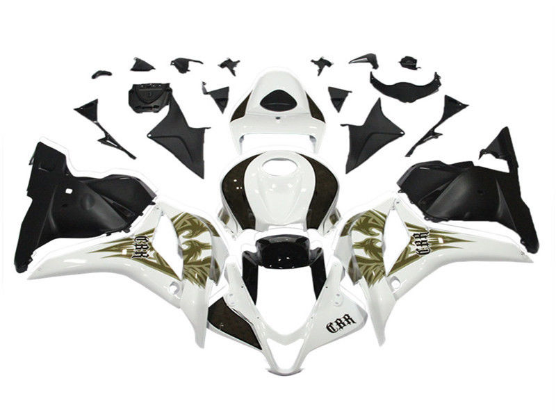 NT Fairing Fit for Honda 2009-2012 CBR600RR N017- Black White | ABS Injection
