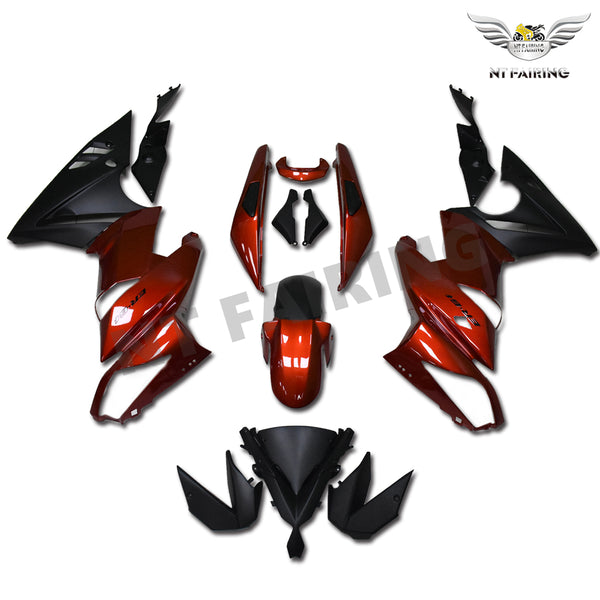 US STOCK NT Aftermarket ABS Plastic Fairing Fit for EX650R 2009-2011 Red Black N002 Available in CA