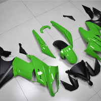 NT Aftermarket ABS Plastic Fairing Fit for EX650R 2009-2011 Green Black N003
