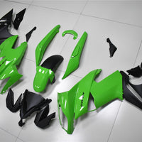 NT Aftermarket ABS Plastic Fairing Fit for EX650R 2009-2011 Green Black N003