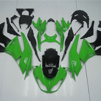 NT Aftermarket Injection ABS Plastic Fairing Fit for ZX6R 636 2009-2012 Green Black N004