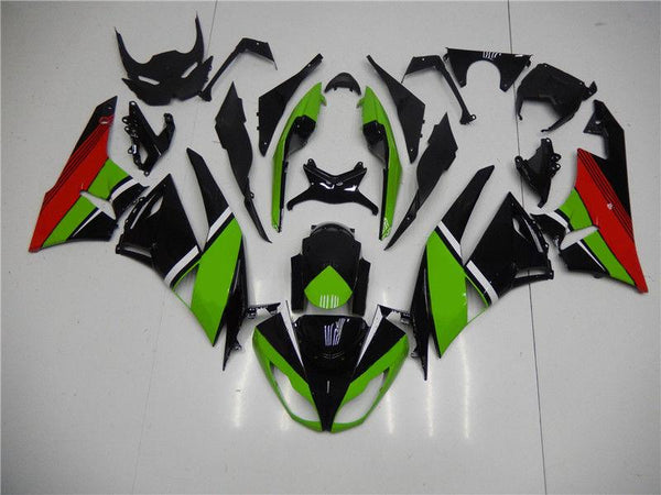 NT Aftermarket Injection ABS Plastic Fairing Fit for ZX6R 636 2009-2012 Black Green Red N007