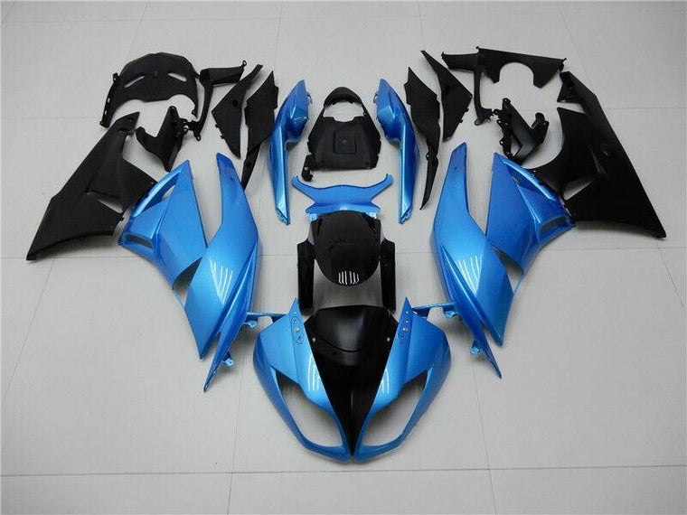 NT Fairing Fit for Kawasaki 2009-2012 ZX-6R N014- Blue Black | ABS Injection