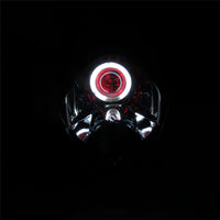 Front Motorcycle Headlight HALO Red Angel Eye Fit  2007-2008 GSXR1000