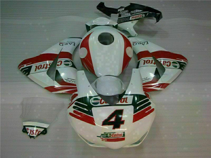 MS Injection Set White Plastic Fairing Fit for Honda 2008-2011 CBR1000RR u065