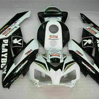 MS Injection Fairing Black White Fit for ABS Honda CBR1000RR 2004-2005 u038