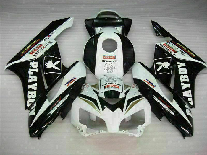 MS Injection Fairing Black White Fit for ABS Honda CBR1000RR 2004-2005 u038