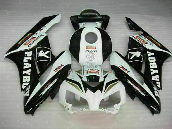 MS Injection Fairing Black White Fit for ABS Honda CBR1000RR 2004-2005 u038