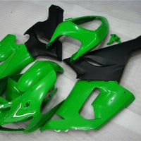 NT Green Matte Black Plastics Fairing Fit for 2005 2006 ZX6R 636 Injection e07A