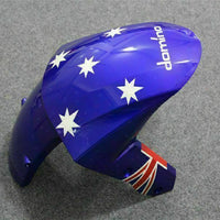 MSA Fit for  2008-2010 ZX10R ZX-10R ABS Blue Black Injection Fairing kt002