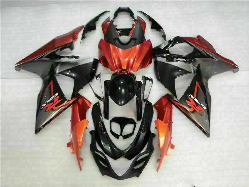 NT Fairing Fit for Suzuki 2009-2016 GSXR 1000 N003- Orange Black | ABS Injection
