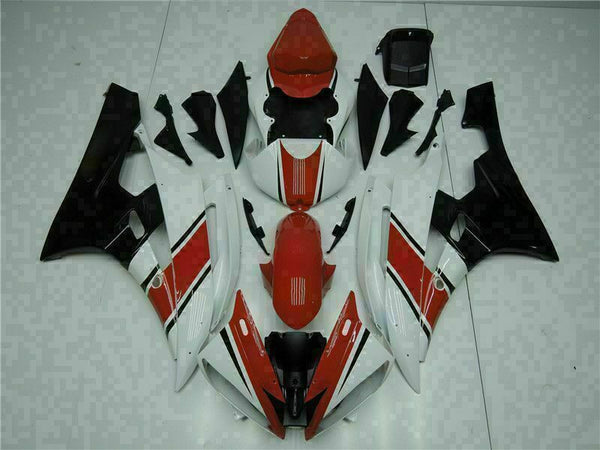 MS Injection Mold Red White Set Fairing Fit for Yamaha 2006-2007 YZF R6 g020