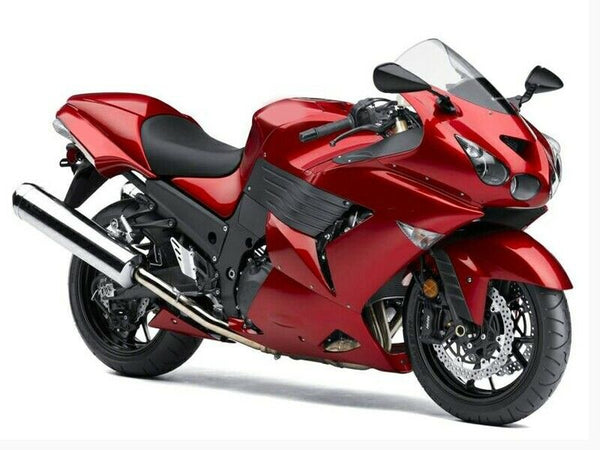 NT Kit Fairing Fit for 2006-2011 ZX14R ZZR1400 Red Black Injection ABS Set e07A