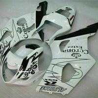MS Injection New White Set ABS Fairing Fit for  2003-2004 GSXR 1000 q031