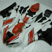 MS Injection Mold Red White Set Fairing Fit for Yamaha 2006-2007 YZF R6 g020