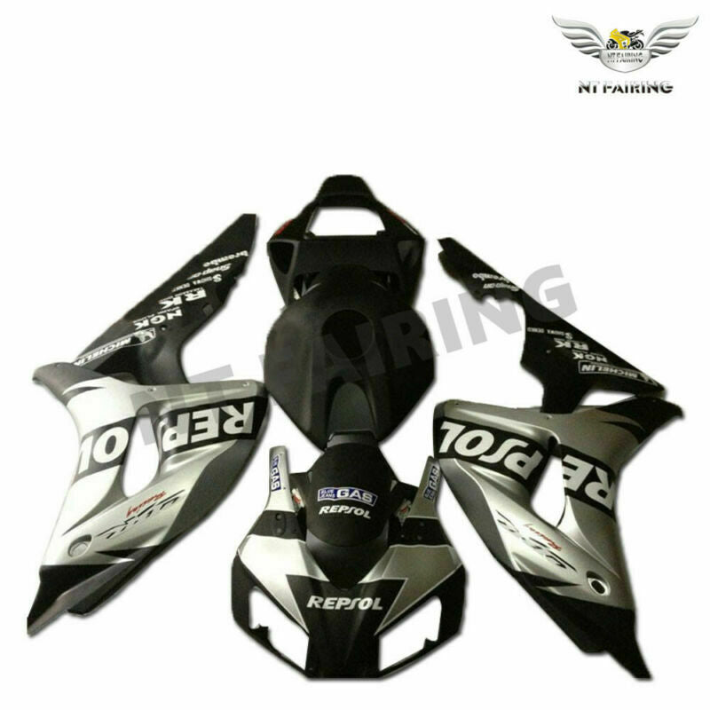NT Fairing Fit for Honda 2006-2007 CBR1000RR U092- Silver Black | ABS Injection