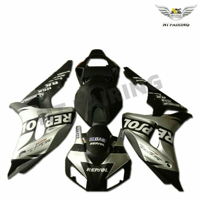 NT Fairing Fit for Honda 2006-2007 CBR1000RR U092- Silver Black | ABS Injection